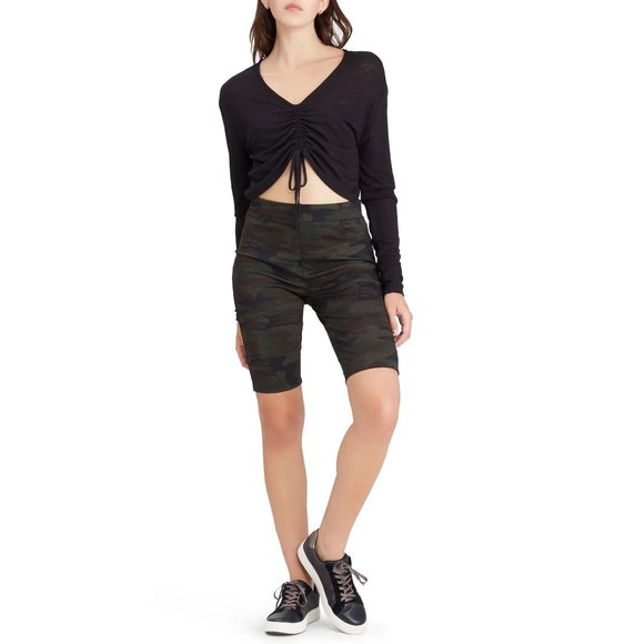 SANCTUARY Runway Bike Shorts - Earth Camo - NWT - Picture 6 of 6